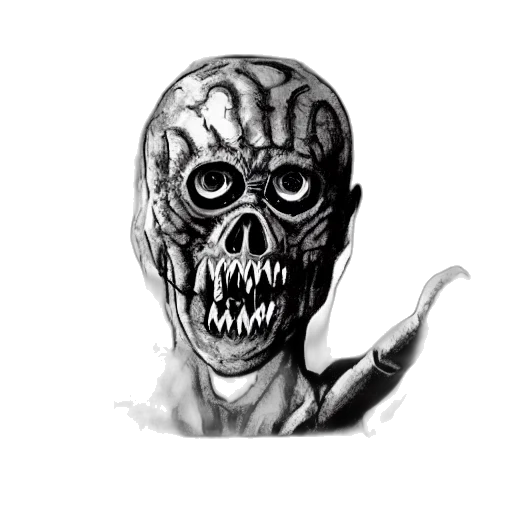mask, face, creature, robot transparent PNG cut-out
