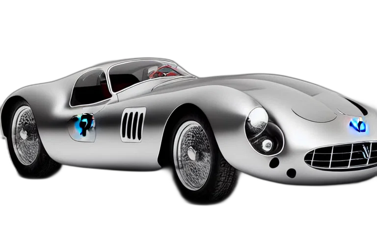 car, 3d render, concept art, photorealistic transparent PNG cut-out