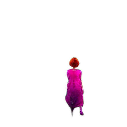 dress, creature, hair, animal transparent PNG cut-out