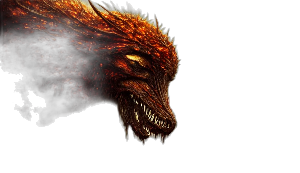 dragon, creature, mask, fantasy art transparent PNG cut-out