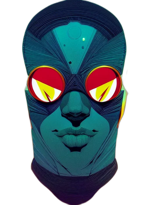 mask, face, robot, hat transparent PNG cut-out