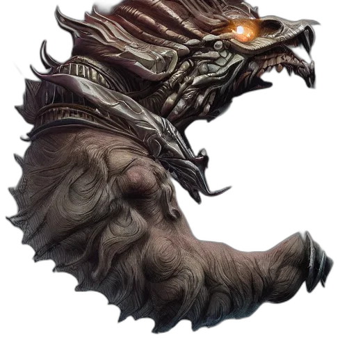 creature, dragon, mask, face transparent PNG cut-out