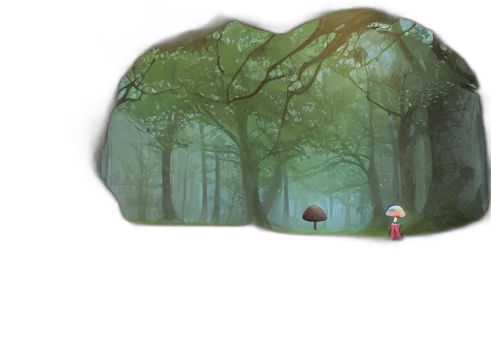 hat, umbrella, concept art, pixel art transparent PNG cut-out