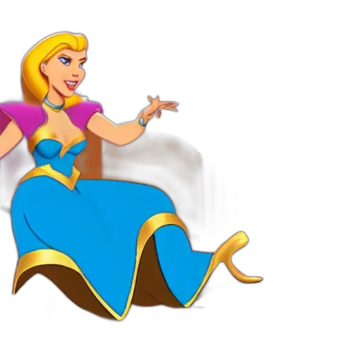 dress, 3d render, cartoon, concept art transparent PNG cut-out