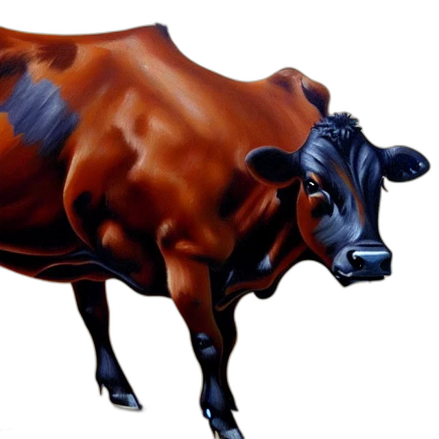 animal, food, photorealistic, oil painting transparent PNG cut-out