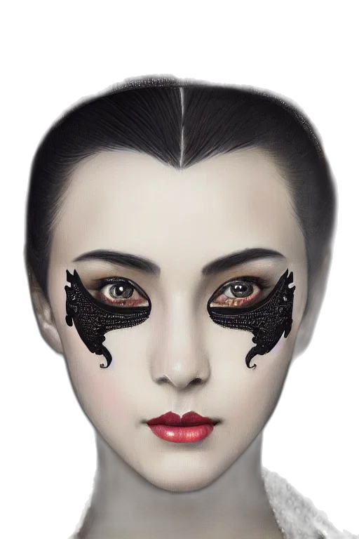 mask, face, jewelry, creature transparent PNG cut-out