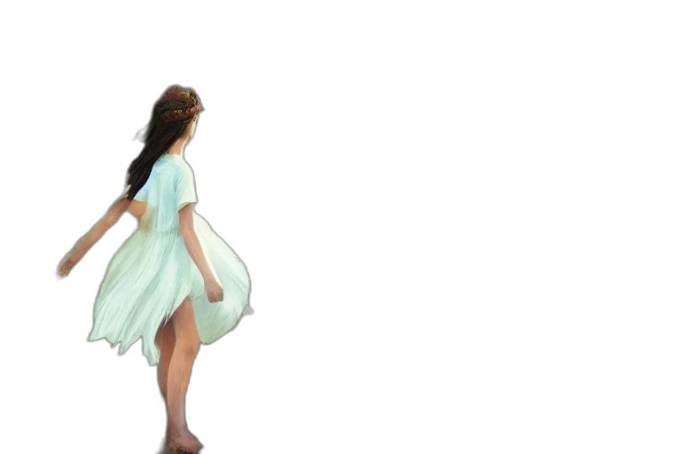 dress, concept art, 3d render, fantasy art transparent PNG cut-out