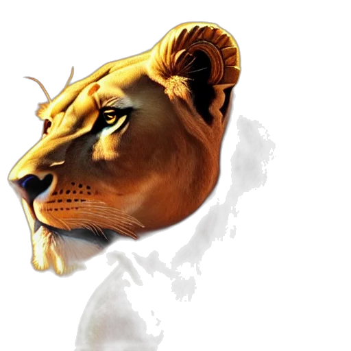 crown, mask, animal, concept art transparent PNG cut-out
