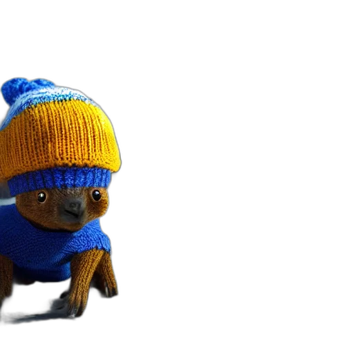 hat, animal, creature, jacket transparent PNG cut-out