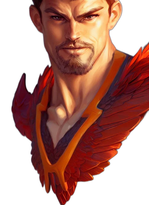 dragon, face, mask, staff transparent PNG cut-out