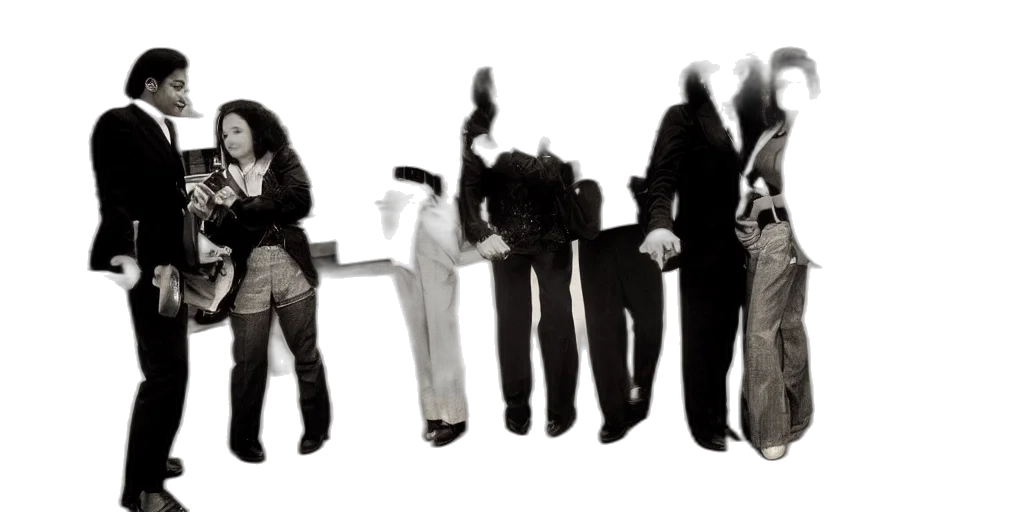 staff, mask, jacket, photoshoot transparent PNG cut-out