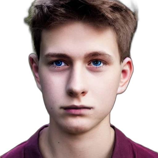 face, hair, robot, staff transparent PNG cut-out