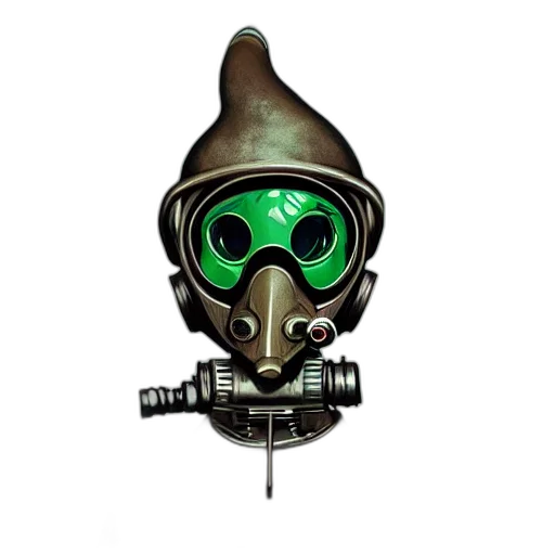mask, staff, robot, weapon transparent PNG cut-out