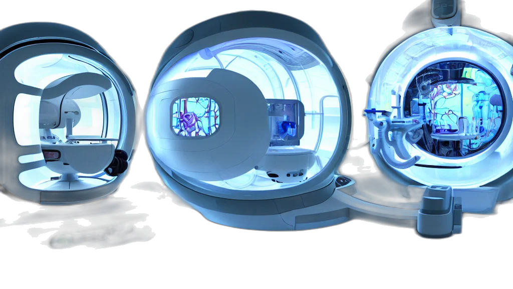 3d render, concept art, futuristic, enclosed transparent PNG cut-out