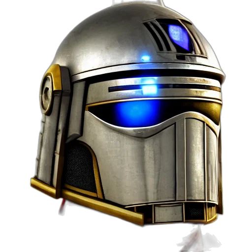robot, mask, concept art, 3d render transparent PNG cut-out