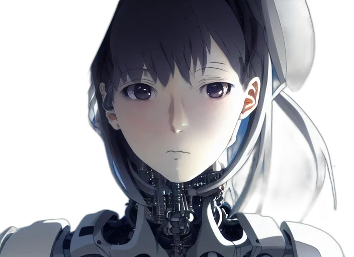 robot, face, mask, weapon transparent PNG cut-out