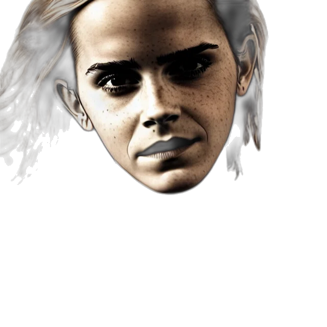face, mask, creature, staff transparent PNG cut-out