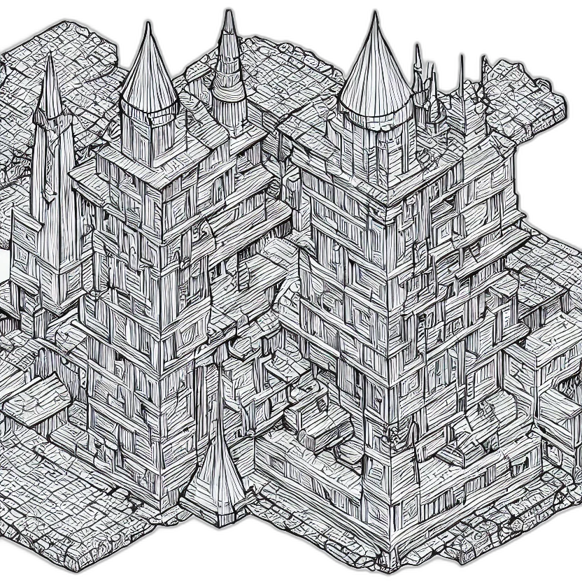 building, crown, furniture, concept art transparent PNG cut-out