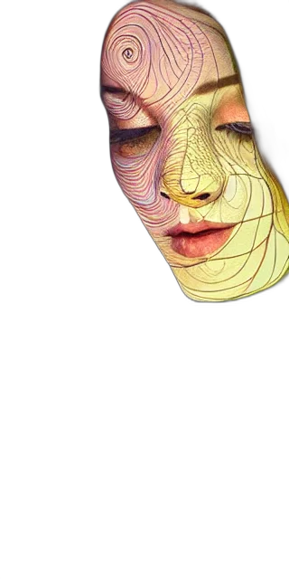mask, face, jewelry, crown transparent PNG cut-out
