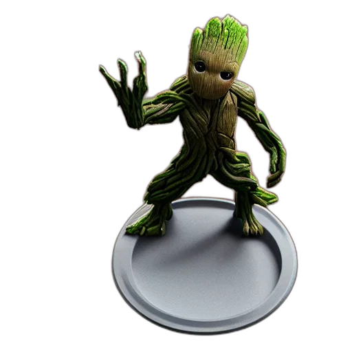 creature, tree, 3d render, concept art transparent PNG cut-out