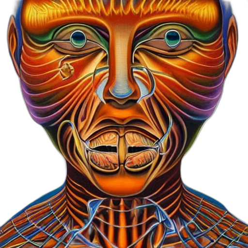 face, mask, robot, creature transparent PNG cut-out