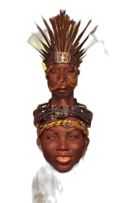 crown, face, mask, jewelry transparent PNG cut-out