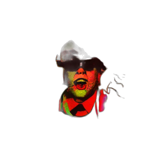 face, mask, hat, staff transparent PNG cut-out