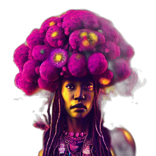 crown, hat, flower, hair transparent PNG cut-out