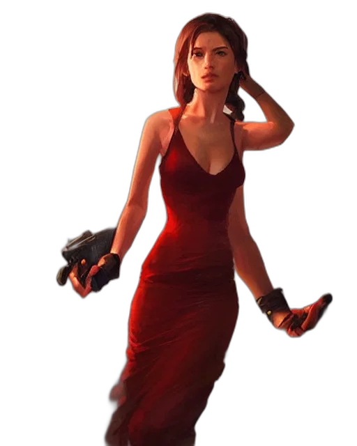 dress, weapon, staff, robot transparent PNG cut-out