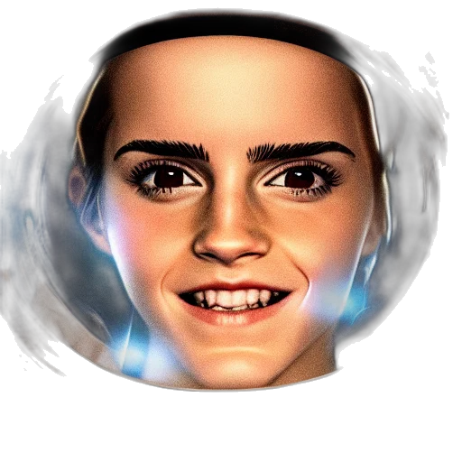 face, robot, mask, hair transparent PNG cut-out