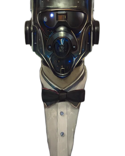 robot, mask, staff, weapon transparent PNG cut-out