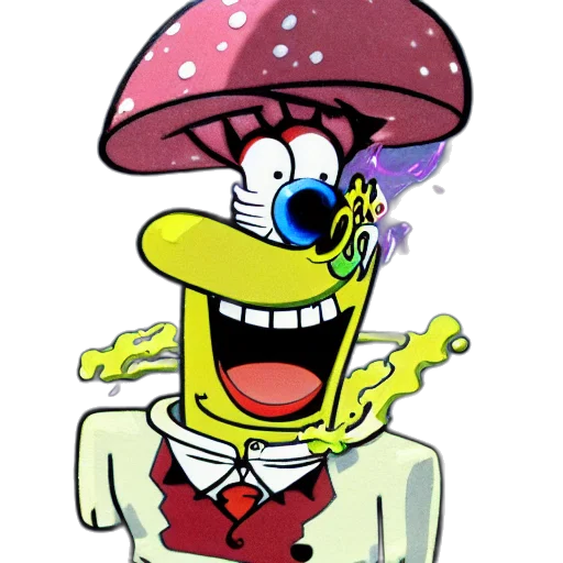 hat, staff, crown, robot transparent PNG cut-out