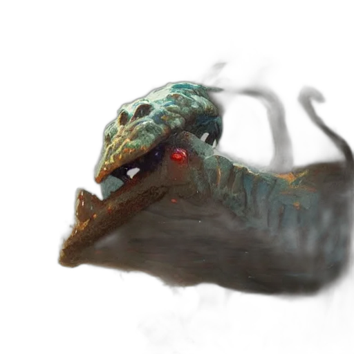 dragon, creature, mask, animal transparent PNG cut-out