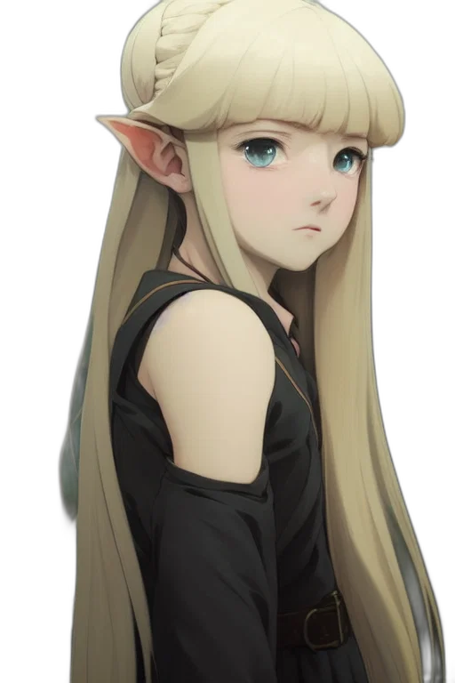 face, staff, dragon, dress transparent PNG cut-out