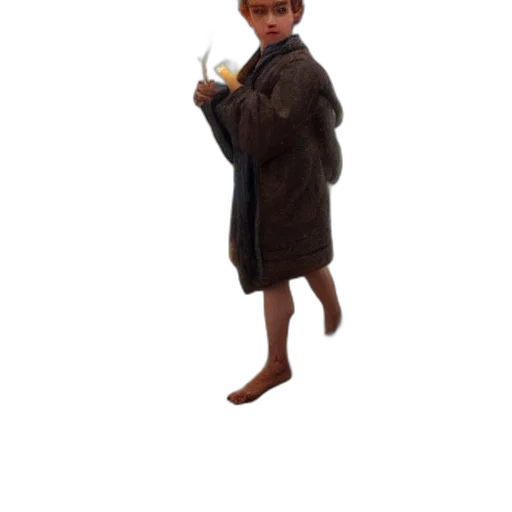 staff, jacket, creature, weapon transparent PNG cut-out