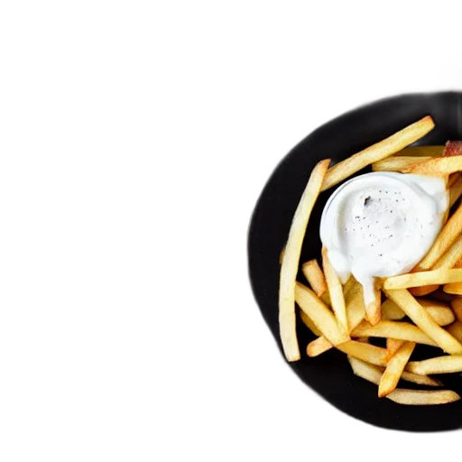 food, crown, robot, 3d render transparent PNG cut-out