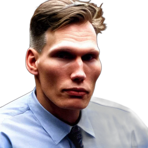 face, staff, hair, jacket transparent PNG cut-out
