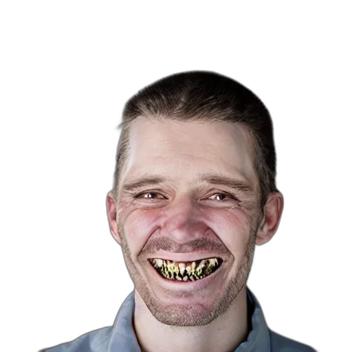 face, mask, staff, creature transparent PNG cut-out