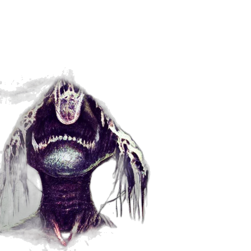 creature, mask, dragon, hair transparent PNG cut-out