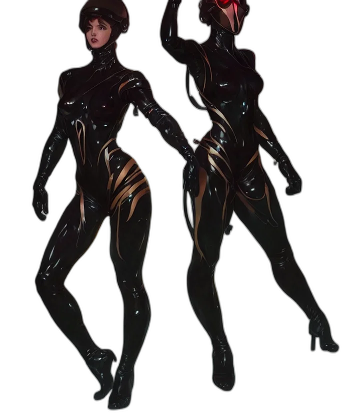 creature, concept art, cyberpunk, fantasy art transparent PNG cut-out