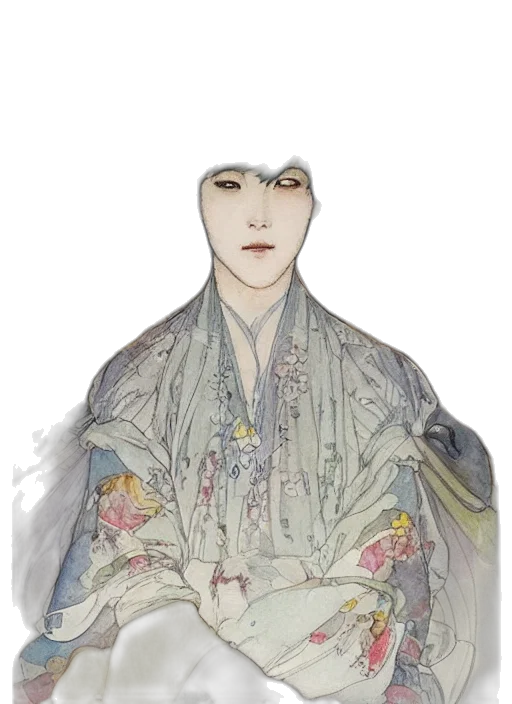 face, dress, mask, staff transparent PNG cut-out