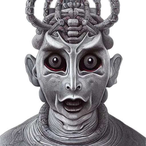 mask, face, creature, crown transparent PNG cut-out
