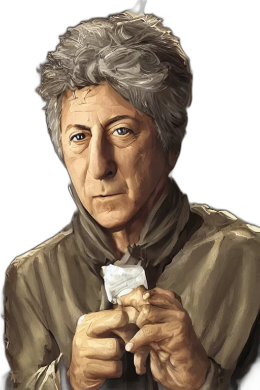 face, jacket, staff, hair transparent PNG cut-out