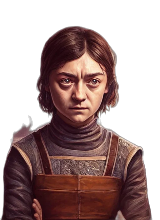 face, staff, dragon, fantasy art transparent PNG cut-out