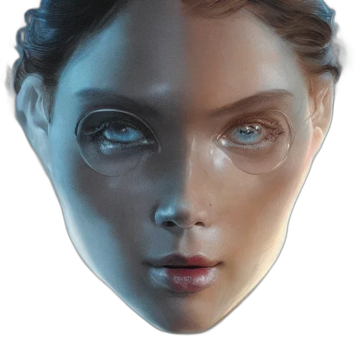 mask, face, jewelry, robot transparent PNG cut-out