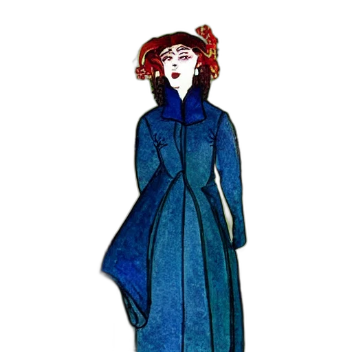 dress, staff, jacket, concept art transparent PNG cut-out