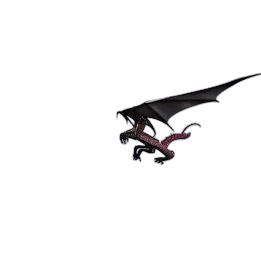 dragon, creature, animal, staff transparent PNG cut-out