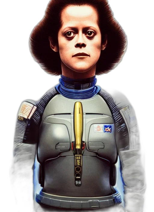 robot, staff, face, concept art transparent PNG cut-out