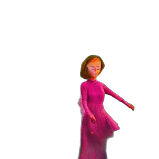 dress, staff, creature, robot transparent PNG cut-out