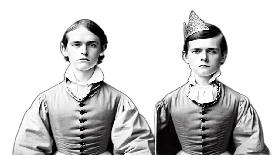 face, hat, crown, staff transparent PNG cut-out